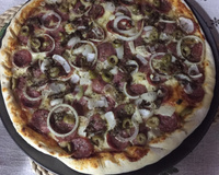 Massa para pizza (ideal para forno a lenha)