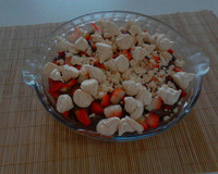 Delícia de morango com suspiro