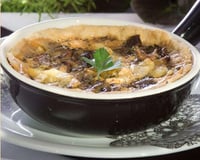 Quiche de Cogumelos e Queijo