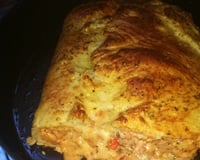 Pão enrolado e recheado fácil