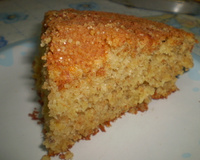 Bolo de fibras da Lú (ração humana)