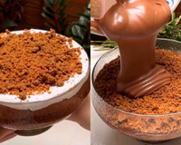 Biscoito, caramelo, chocolate e mais: baba de dinossauro é o doce de travessa que viralizou e você fazer para o Natal!