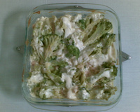 Frango com brócolis e requeijão