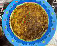 Quiche de alho poró