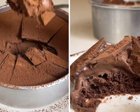 Chocolate lava cake é o melhor bolo de chocolate que você vai provar: molhadinho e crocante!