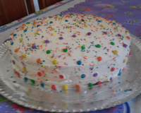 Bolo arco-íris (em camadas)