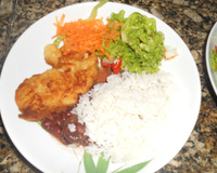 Filé de frango à milanesa