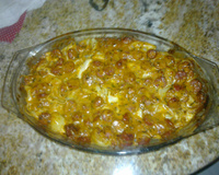 Macarrão ao molho de calabresa e requeijão