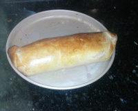 Caracóis de presunto e queijo