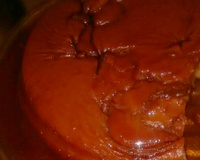 Pudim de pão canelado