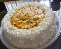 Torta mousse de maracujá