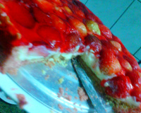 Torta de morango prática