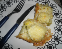 Lasanha de abobrinha com queijo gratinada (sensacional)