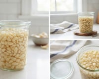 Conservar o alho picado em um pote de vidro junto com esses ingredientes faz durar até 3 meses sem mofar ou mudar de cor