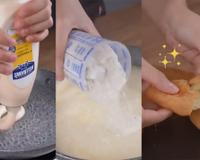O segredo dessa receita é adicionar maionese na água fervente no preparo da massa: aí é só rechear e fritar