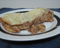 Strudel de maçã e chocolate