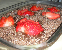 Bombom aberto de uva