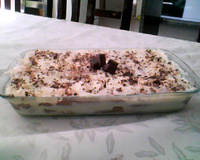 Pavê de bolacha champagne