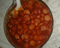 Cachorro quente no microondas