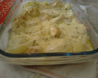 Frango cremoso com batata