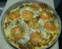 Torta -Pizza rápida de sardinha