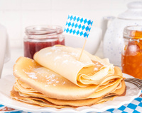 Só 4 ingredientes e alguns minutos é tudo que eu preciso para fazer a massa de panqueca perfeita: muito prática, macia e combina com qualquer recheio