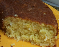 Bolo de farinha de tapioca com milho