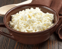 Queijo cottage caseiro