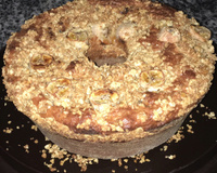 Bolo de banana com aveia