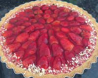 Torta gelada de morango