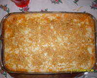 Escondidinho de frango com macaxeira