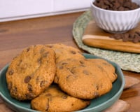 Cookie recheado com nutella