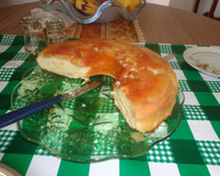 Bolo de banana caramelado