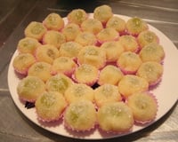 Docinho de uva com brigadeiro branco