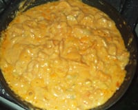 Camarão com requeijão