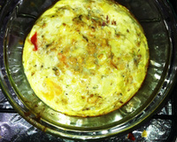Omelete de atum fácil assado