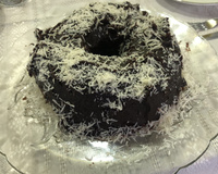 Bolo nega maluca de liquidificador