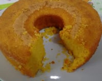 Bolo de milho com fubá