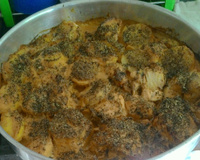 Frango com batatas no forno simples