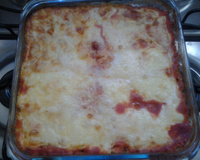 Arroz à parmegiana de forno
