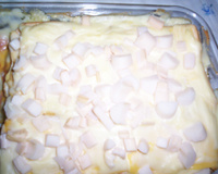 Sanduba de forno com molho branco