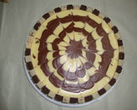 Torta de chocolate branco