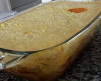 Conchiglione recheado com presunto, queijo e catupiry