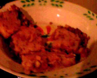 Torta de carne de soja