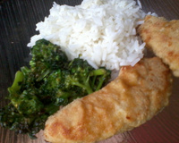 Filé de frango à milanesa sem fritura