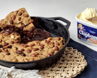 Cookie recheado de frigideira