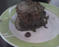 Bolo de caneca de chocolate