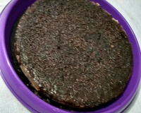 Cobertura de bolo simples de chocolate