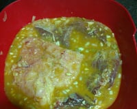 Fraldinha assada com mostarda e mel