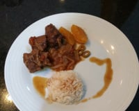 Músculo ao molho de cerveja preta